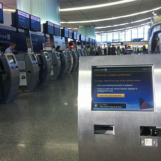 Automated self check-in/check-out systems
        